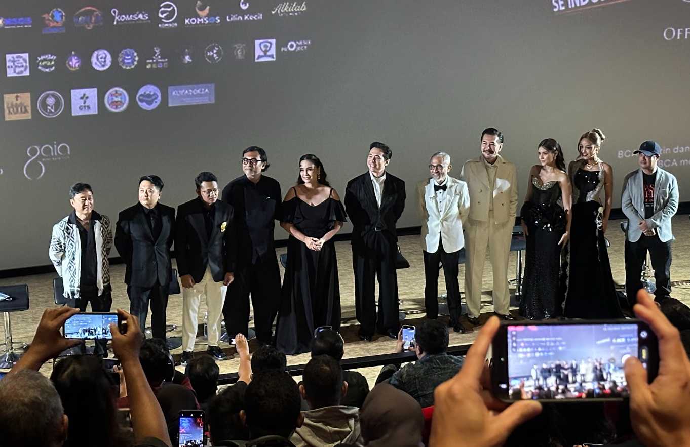 Cast and Crew di Konferensi Pers 'Kuasa Gelap: Perjanjian Darah' di Kawasan Gandaria
